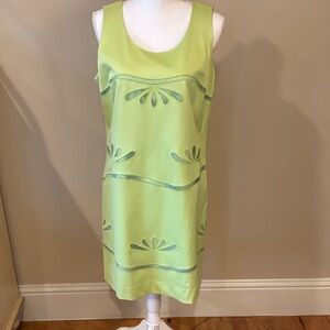 Etcetera Lime Green Dress